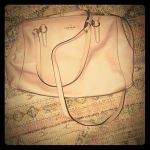 Coach Christie Carryall tan crossbody/shoulder bag
